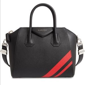 Brand new Small Antigona striped Learher satchel